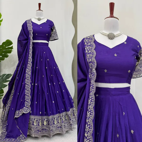 Chinon_Silk_Premium_Wedding_Lehenga_Set