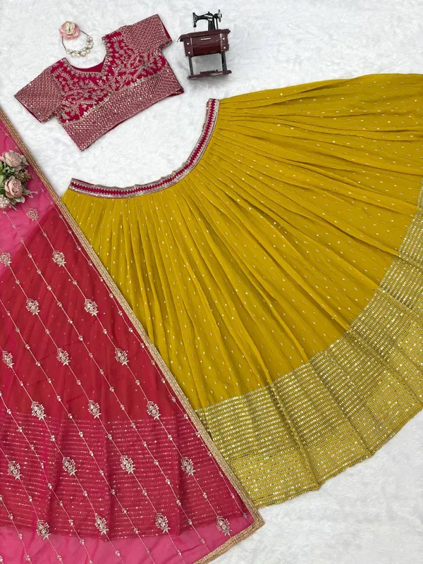 Georgette_Lehenga_Premium_Bridal_Wear_Set