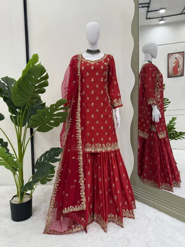 Chinon_Silk_Sharara_Party_Wear_Set