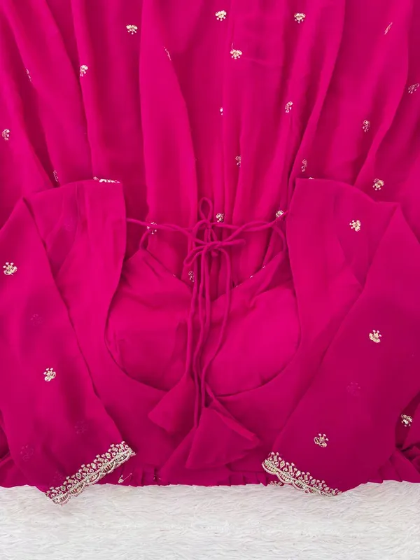 Pink_Traditional_Party_Wear_Anarkali_Set