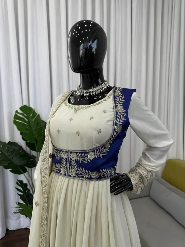 Chinon_Silk_Anarkali_Koti_Set