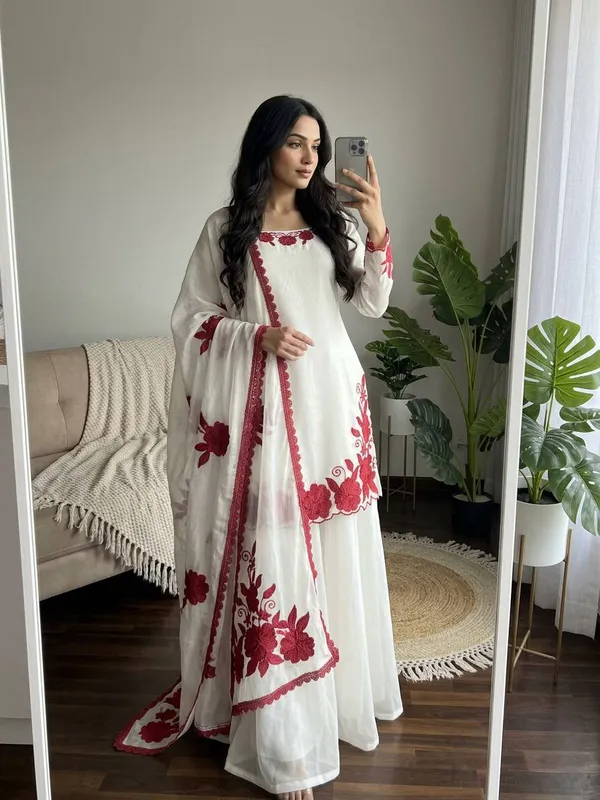 Fendy_Silk_Classic_Palazzo_Set_|_For_Women