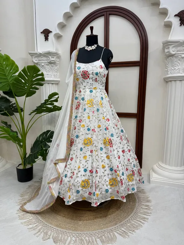 Georgette_Anarkali_Sequin_Work_Set
