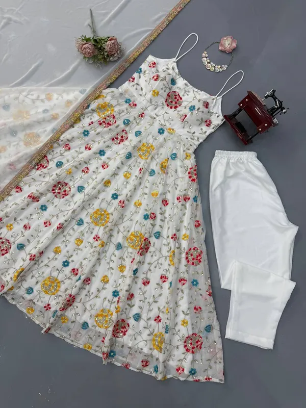 Georgette_Anarkali_Sequin_Work_Set