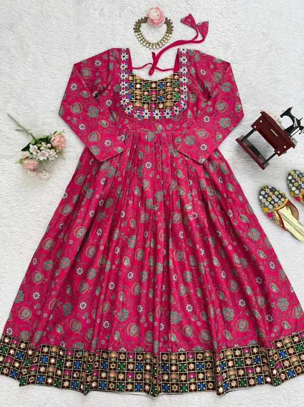 Rayon_Embroidered_Digital_Print_Kurti_for_Women