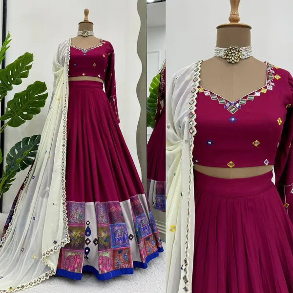 Rayon_Lehenga_Choli_Set_with_Digital_Print_Real_Mirror_Work_and_Dupatta