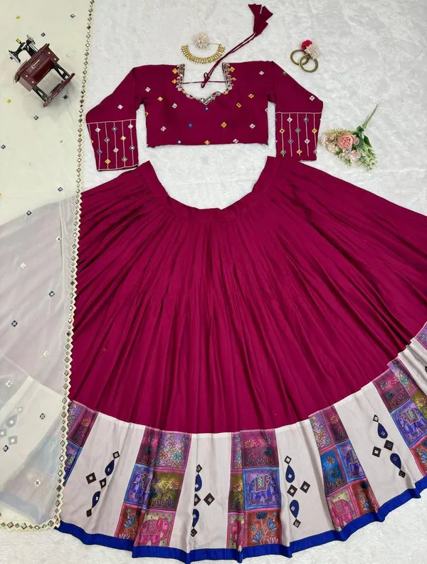 Rayon_Lehenga_Choli_Set_with_Digital_Print_Real_Mirror_Work_and_Dupatta