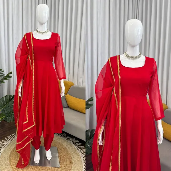 Red_Women's_Tibby_Silk_Anarkali