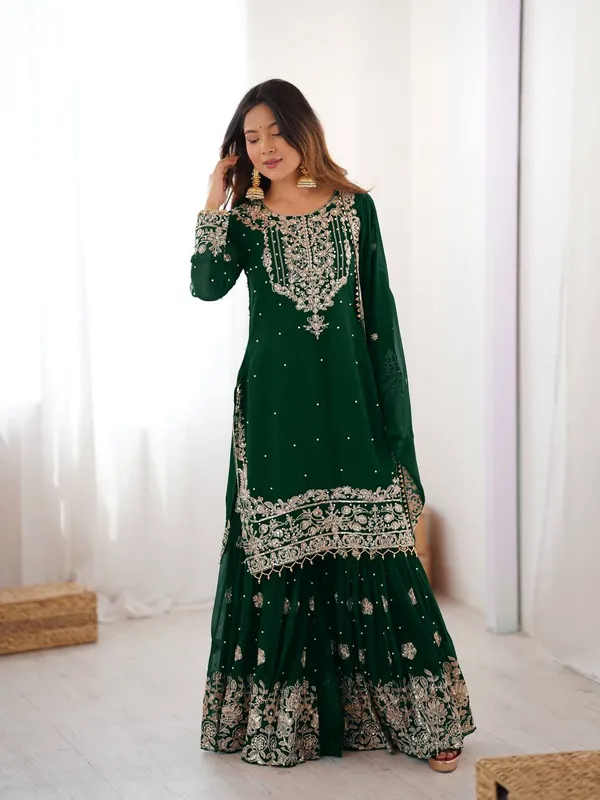 Georgette_Partywear_Sharara_Set