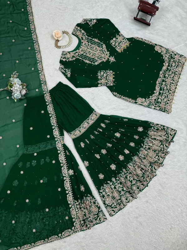Georgette_Partywear_Sharara_Set