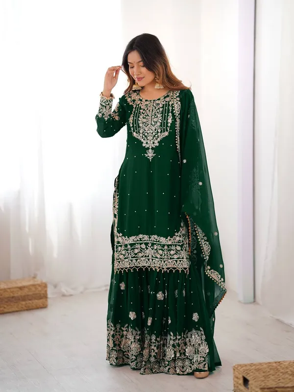 Georgette_Partywear_Sharara_Set