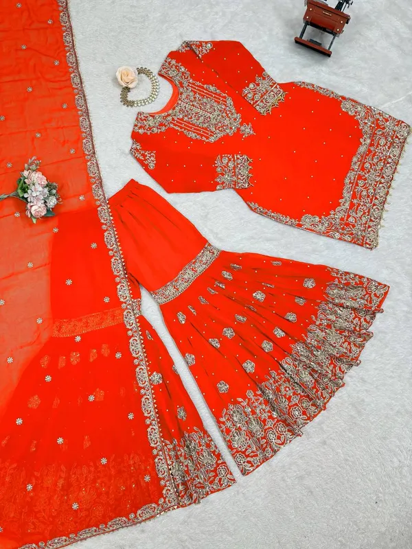 Georgette_Trendy_Top_Plazo_Set