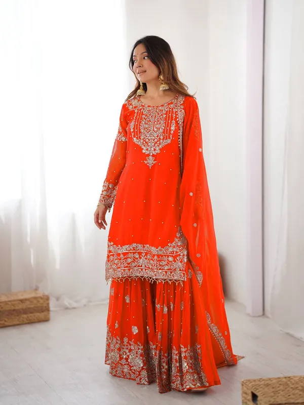 Georgette_Trendy_Top_Plazo_Set
