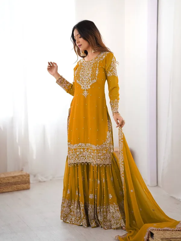 Georgette_Heavy_Embroidery_Sharara_Set