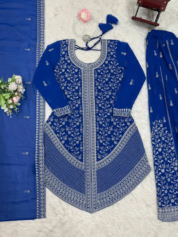 Georgette_Embroidered_Top_Plazo_Set