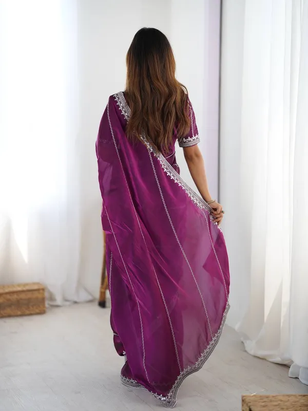 Navy_Blue_Heavy_Sequin_Embrodered_Saree_|_With_Unstitched_Blouse_Piece