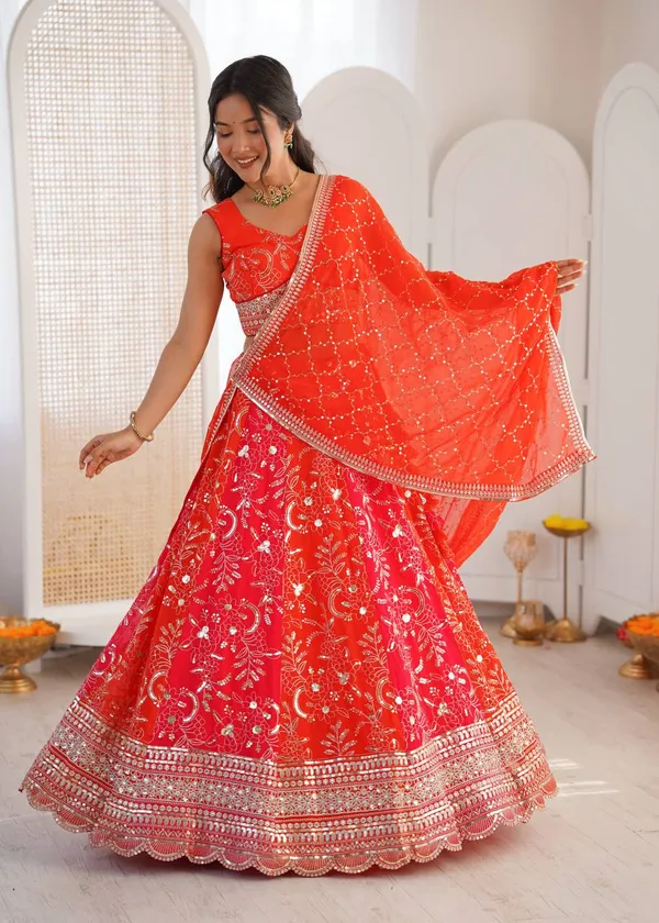 Georgette_Lehenga_Party_Wear_Set