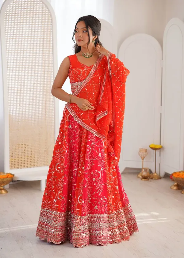 Georgette_Lehenga_Party_Wear_Set