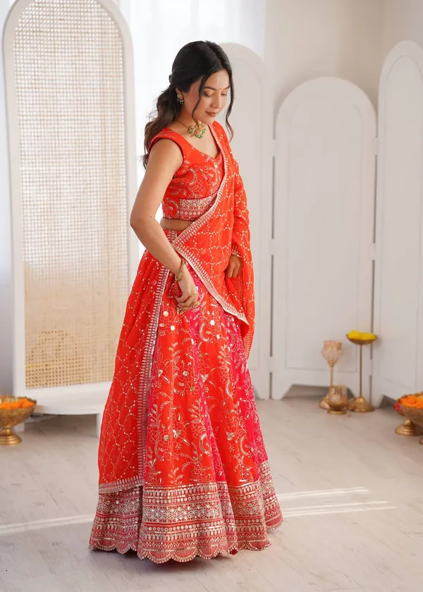 Georgette_Lehenga_Party_Wear_Set