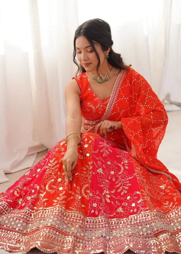 Georgette_Lehenga_Party_Wear_Set