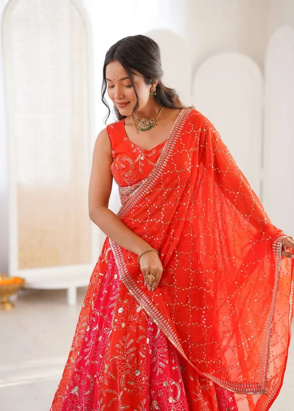 Georgette_Lehenga_Party_Wear_Set