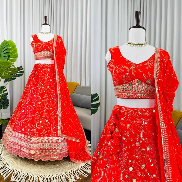 Georgette_Lehenga_Party_Wear_Set