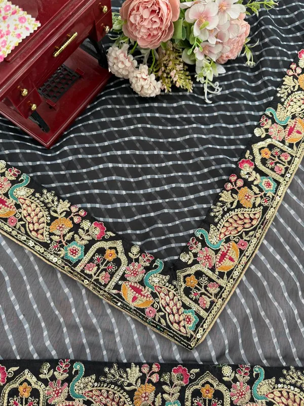 Printed_Saree_Stylish_Casual_Wear_Set