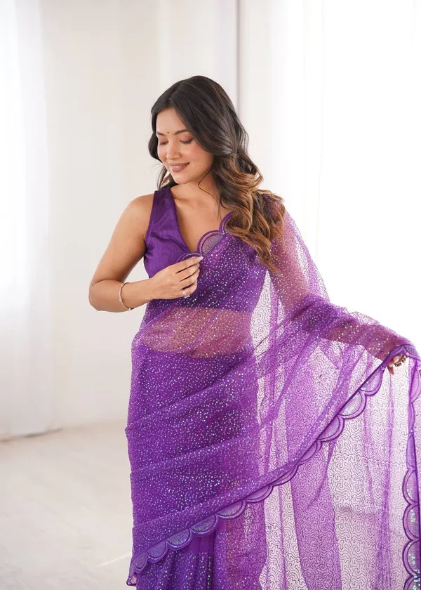 Sequin_Embroidery_Saree_Purple