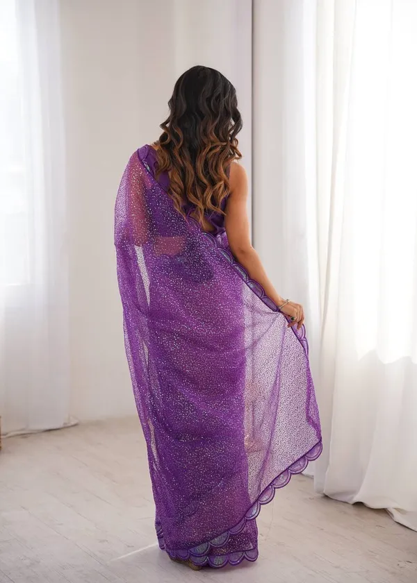 Sequin_Embroidery_Saree_Purple