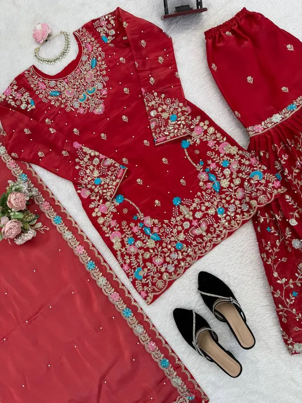 Red_Gulbagh_Ethnic_Sharara_Ensemble_for_Women