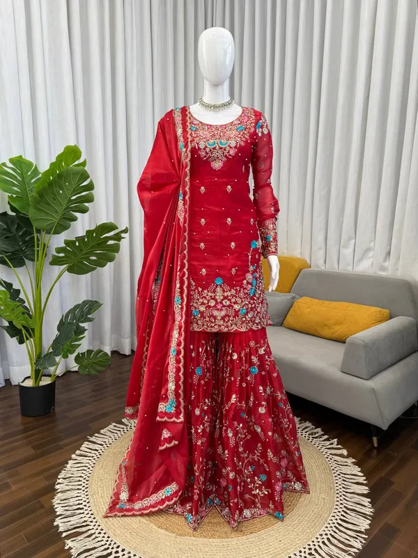 Red_Gulbagh_Ethnic_Sharara_Ensemble_for_Women