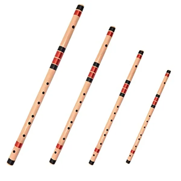 Brown_Combo_Set_B_Natural_Base_A_Natural_Base_G_Natural_Base_And_F_Natural_Base_Right_Hand_Bansuri_(Flutes)