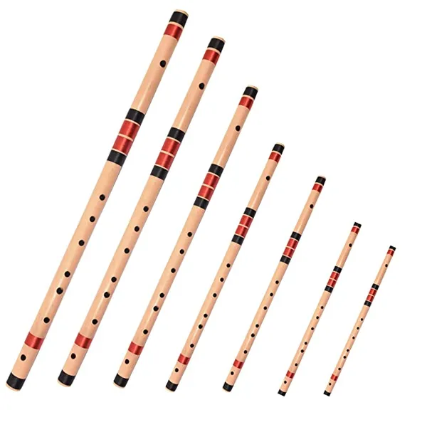 Brown_Set_Of_7_Bansuri,_C,_D,_E,_F,_G,_A_&_B_Natural_Medium_Right_Hand