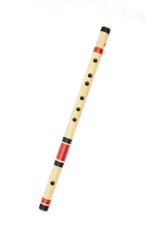 Brown_G_Sharp_Medium_Bansuri_Flute_Clearance_Sale_(Left_Hand)_12.5_Inches_(31.75_Cm)