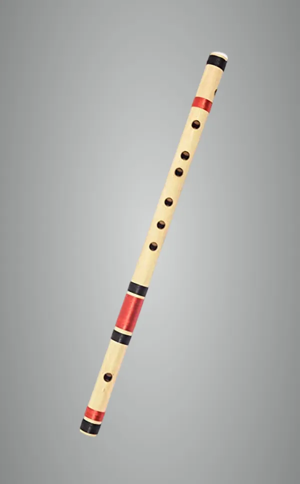 Brown_G_Sharp_Medium_Bansuri_Flute_Clearance_Sale_(Left_Hand)_12.5_Inches_(31.75_Cm)