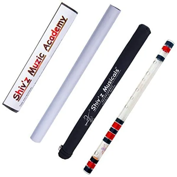 Transparent_Acrylic_(Transparent)_G_Sharp_Base_Bansuri_Flute_(Right_Hand)_24_Inches_(60.96_Cm)
