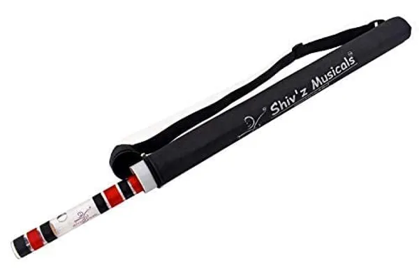 Transparent_Acrylic_(Transparent)_C_Sharp_Medium_Bansuri_Flute_(Right_Hand)_18.5_Inches_(46.99_Cm)