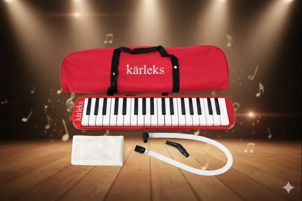 White_&_Black_Karleks_32_Piano_Keys_Melodica_Musical_Instrument_With_Carrying_Bag_Cleaning_Cloth_For_Students_Beginners_Kids