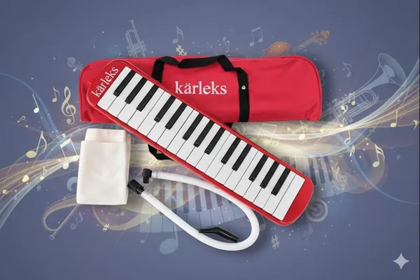 White_&_Black_Karleks_32_Piano_Keys_Melodica_Musical_Instrument_With_Carrying_Bag_Cleaning_Cloth_For_Students_Beginners_Kids