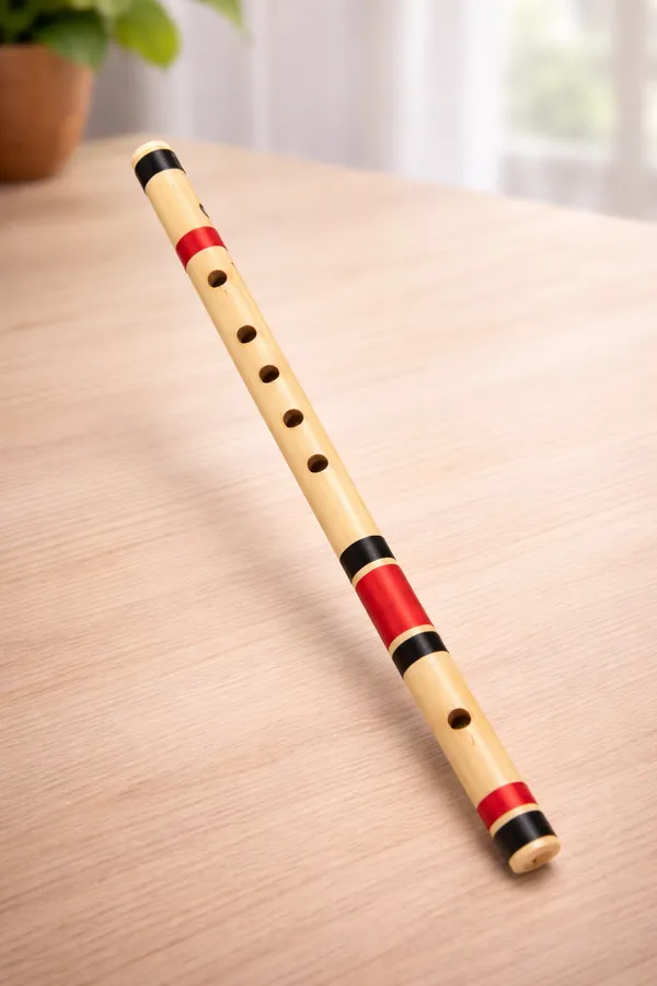 Brown_G_Natural_Medium_Bansuri_Flute_Clearance_Sale_(Right_Hand)_13.4_Inches_(34.03_Cm)