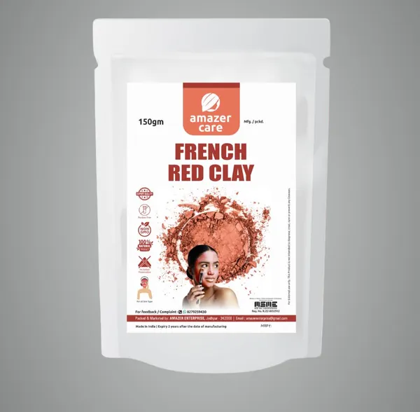 French_Red_Clay_Powder_For_Face_Body_&_Hair