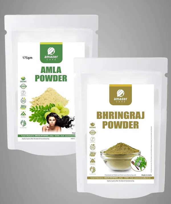 Bhringraj_&_Amla_Powder_Hair_Care_Combo_100%_Natural_Amla_Bhringraj_Powder_(125_Gm_+_175_Gm_2_Zipper_Pouches)_For_Healthy_Shining_Hair_&_Growth