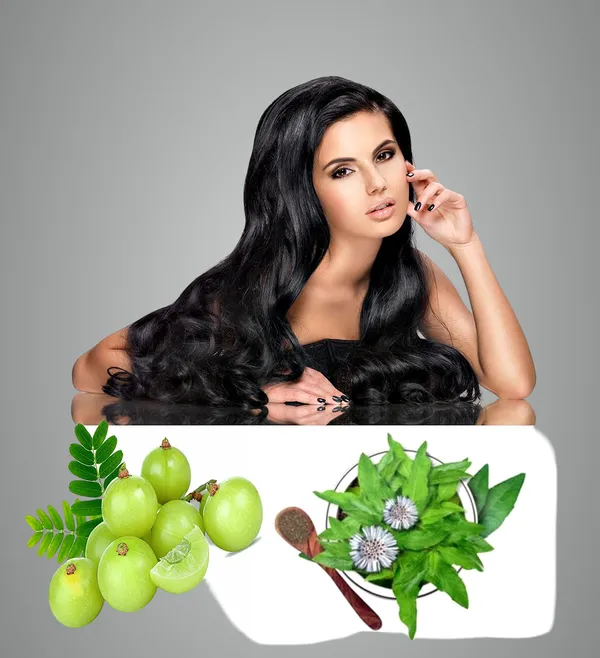 Bhringraj_&_Amla_Powder_Hair_Care_Combo_100%_Natural_Amla_Bhringraj_Powder_(125_Gm_+_175_Gm_2_Zipper_Pouches)_For_Healthy_Shining_Hair_&_Growth
