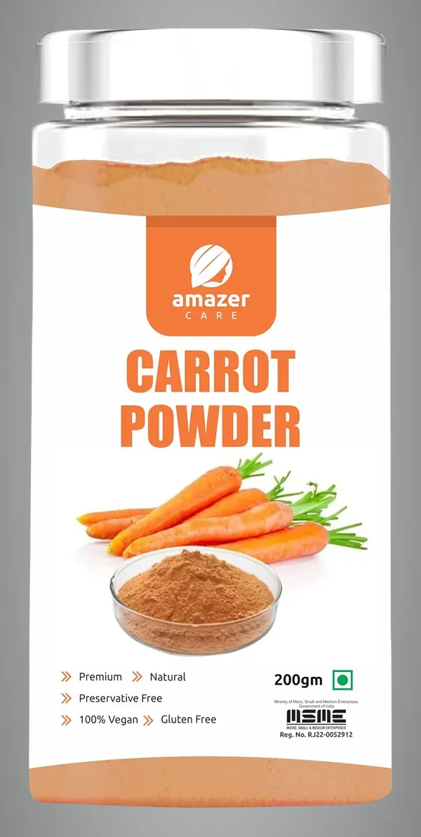 Carrot_Powder_(Dehydrated)_-_Beta_Carotene_Enriched_Superfood_For_Healthy_Eye_Vision_&_Immune_System_&_Skin_Health_For_Eating_&_Drink_Jar_Packing_(200_Gm)_Full_Of_Nutrients