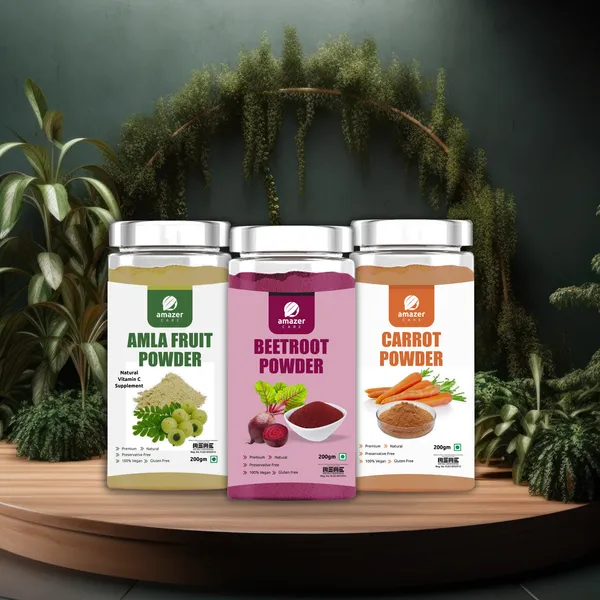 Beetroot_+_Carrot_+_Amla_Powder_(Dehydrated_200Gm_Each)_-_Great_Immune_Booster_Combo_Pure_&_Natural_For_Eating_&_Drink_Jar_Packing_Superfood_Full_Of_Nutrients