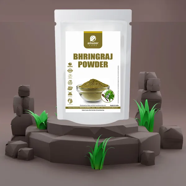 Bhringraj_Powder_100%_Natural_For_Hair_Care_&_Skin_(Herbal_Rejuvenator)