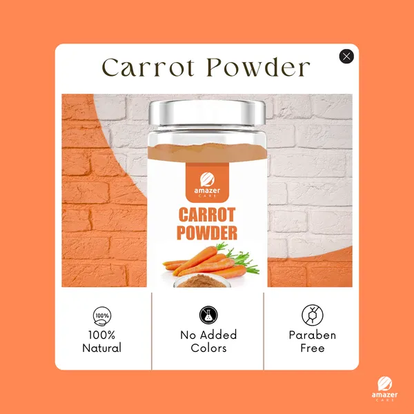 Carrot_Powder_(Dehydrated)_-_Beta_Carotene_Enriched_Superfood_For_Healthy_Eye_Vision/Immune_System/Skin_Health_For_Eating_&_Drink_Jar_Packing_Full_Of_Nutrients