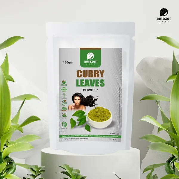 Curry_Leaves_Powders_100%_Natural_(Kadi_Patta/Curry_Leaf_Powder)_For_Hair_Mask_(Zipper_Pouch)