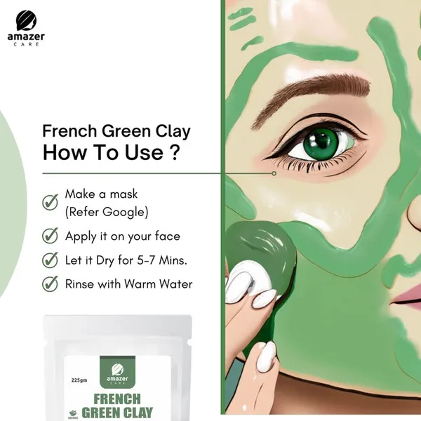 French_Green_Clay_Powder_Face_Pack_For_Glowing_Skin_Revitalizing_&_Rejuvenating_100%_Natural_Face_Pack
