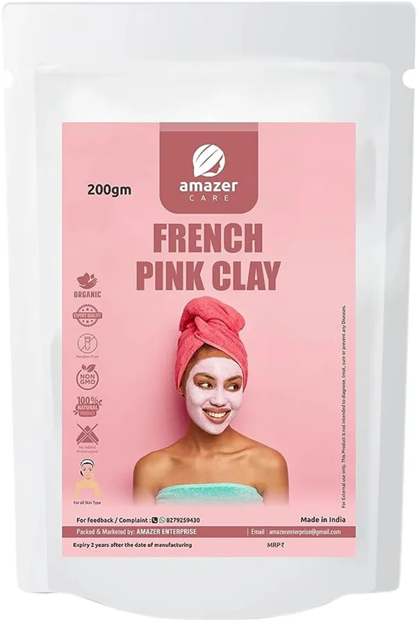 French_Pink_Clay_Powder_Face_Pack_For_Detoxify_&_Cleanse_Skin_100%_Natural_For_Sensitive_&_Mature_Skin